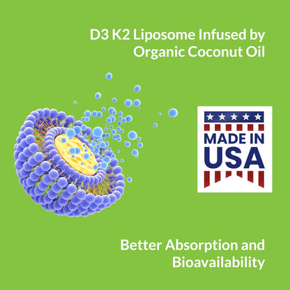 UpNourish Liposomal D3 K2 Vitamin 10000 IU D3 and K2 MK-7 200 mcg - 365 Vitamin D3 k2 (Vitamina D3 con K2) Mini Softgels - Easy to Swallow K2 D3 Vitamin Supplement