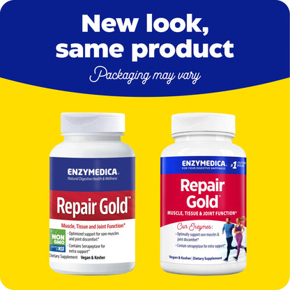 Enzymedica Repair Gold for Men & Women - 120 Capsules