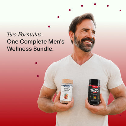 Snap Supplements Prostate Health + Nitric Oxide Booster Bundle, 90+60 Caps | Stinging Nettle, Saw Palmetto for Men, Prostate Support Supplement, Nitric Oxide Supplements for Men, L-Arginine L-Citrulline