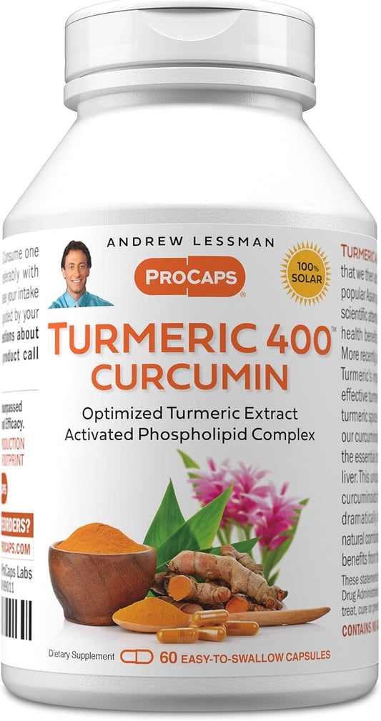 ANDREW LESSMAN Turmeric 400 mg 60 Capsules