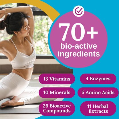 Xtendlife Total Balance Men’s Premium Multivitamin for Immune, Heart, Digestive & Cellular Health - Extra Strength Daily Support - 90+ Nutrients & Minerals - 30 Day Supply