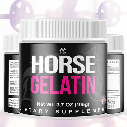 Horse Gelatin for Men Powder, Horse Gelatin Men's Supplement, 30 Servings