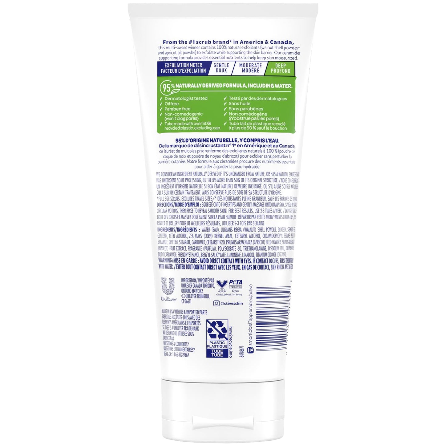 St. Ives Apricot Facial Scrub, Fresh Skin – Face Exfoliant for Balanced to Oily Skin, 6 Oz Ea