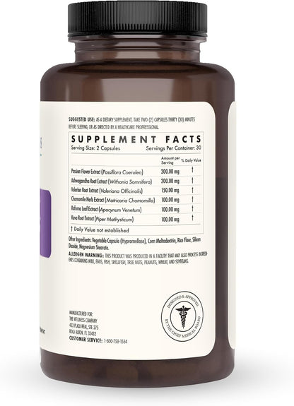 Restful Sleep - Melatonin-Free, Kava, Ashwagandha & Valerian Root, 60ct
