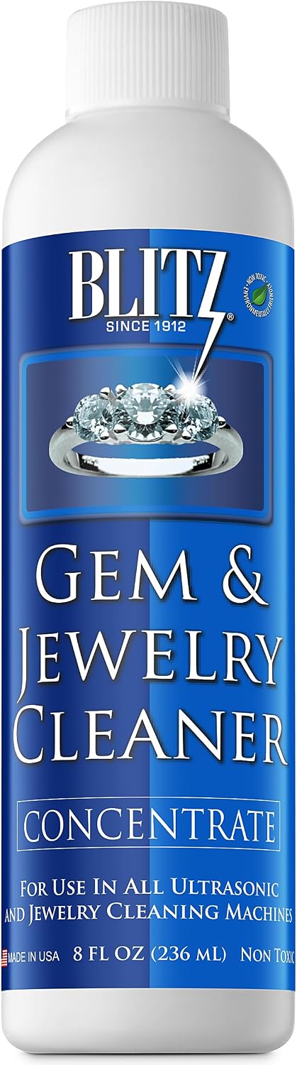 Blitz Gem & Jewelry Cleaner Concentrate Refill for Ultrasonic Machines 8 oz