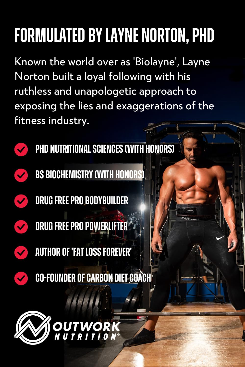 Outwork Nutrition Pre-Workout Supplement with Nootropics - Energy & Mental Focus