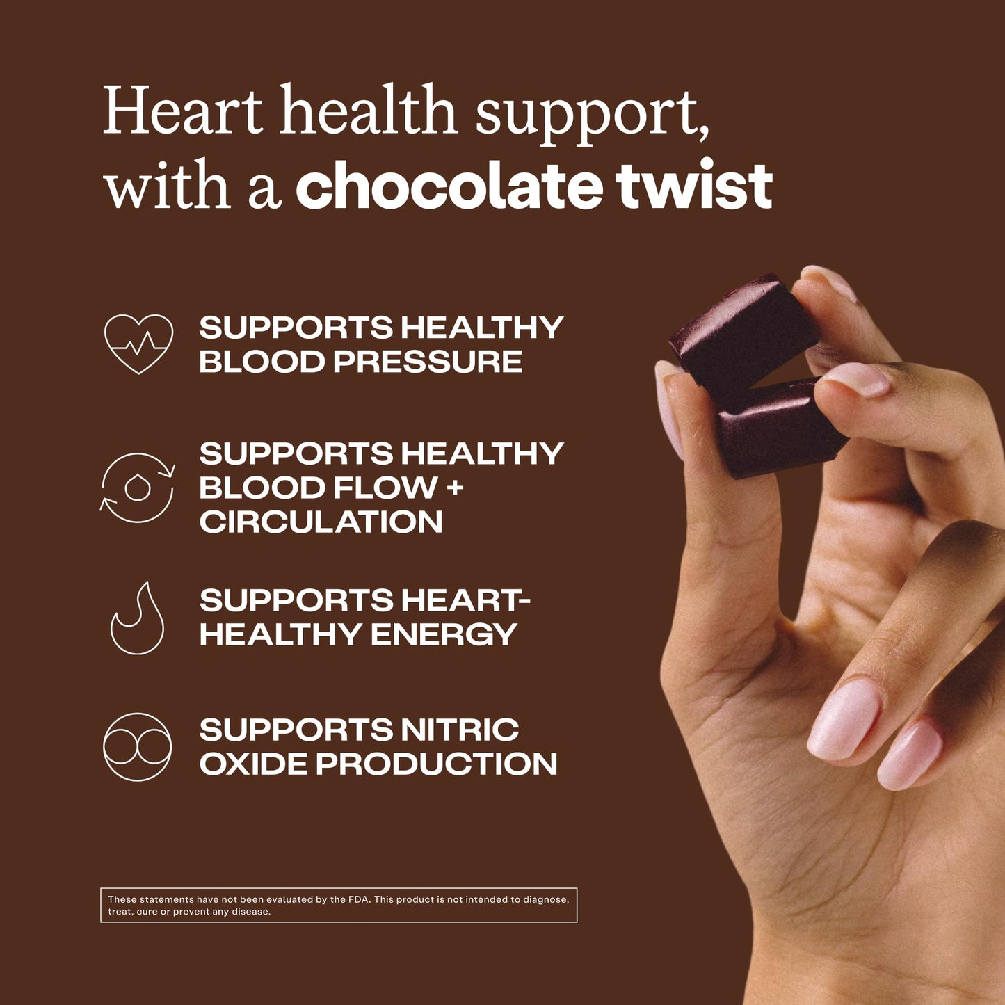 HumanN SuperBeets Heart Chews, Beet Root Powder Support Energy Supplement, Nitric Oxide and Blood Pressure Support, Grape Seed Extract & Non-GMO, Heart Health, Pomegranate Berry Flavor, 60 Count