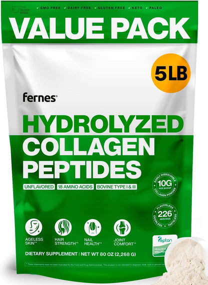 Collagen (5LB) + Magnesium Glycinate 1250mg