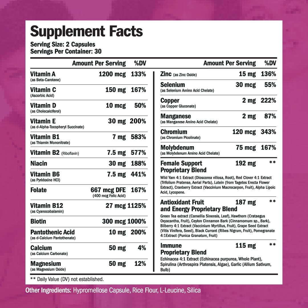 Multivitamin for Women - Womens Multivitamin & Multimineral Supplement
