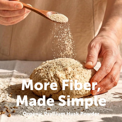 Micro Ingredients Organic Psyllium Husk Powder, 2lbs (32oz) | Daily Soluble Fiber Supplement | India Origin | Non-GMO, Keto Friendly, Vegan