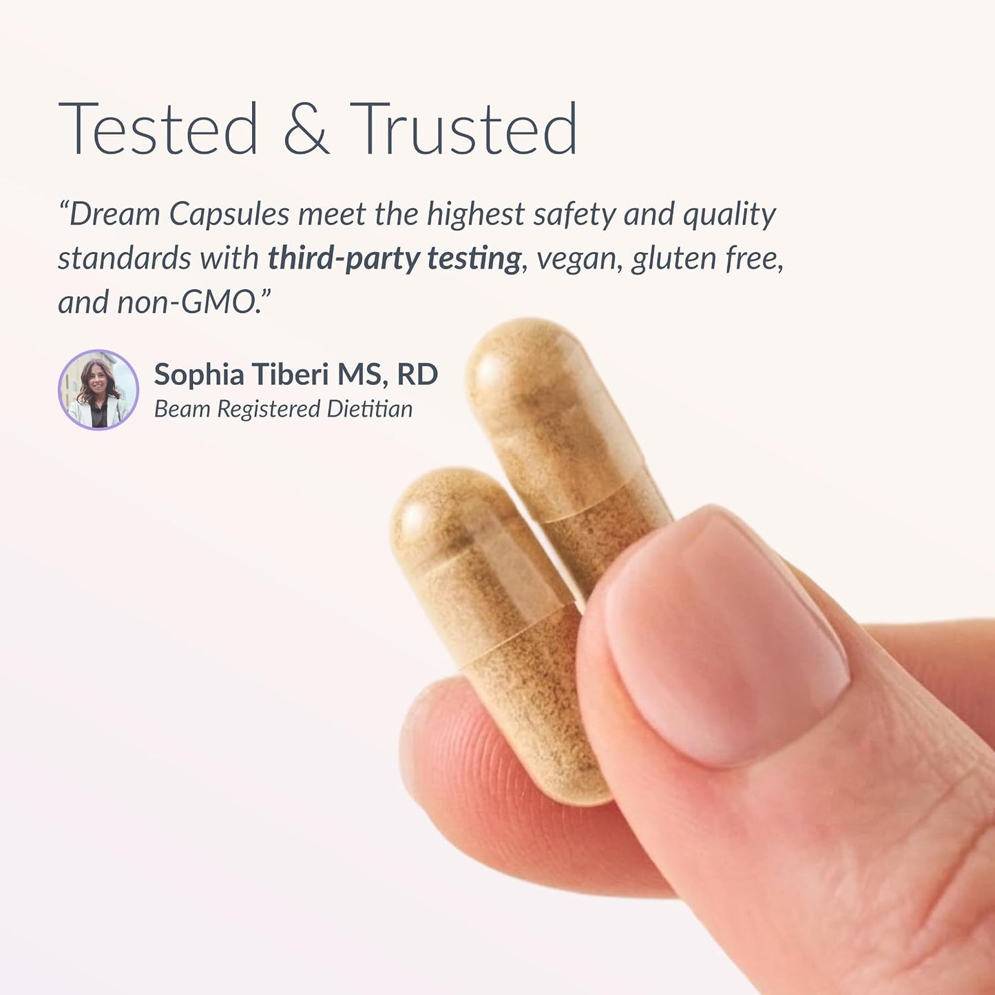 BEAM Dream Sleep Capsules – Melatonin Sleep Aid for Adults with Magnesium, L-Theanine, Reishi Mushroom & Apigenin, Sleep Supplement for Deep Sleep, Natural Sleep Aids, Sleep Pills, 30 Servings