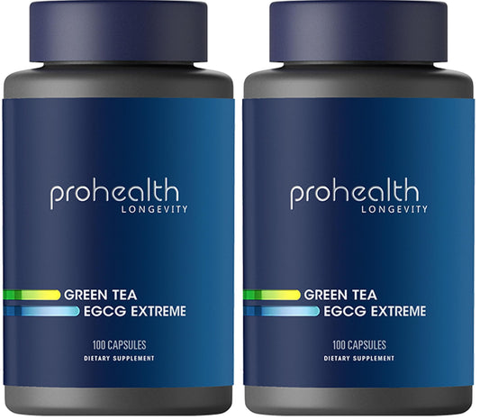 ProHealth Longevity Green Tea EGCG Extreme (390mg EGCG, 100 Capsules) (Green Tea Supplement)