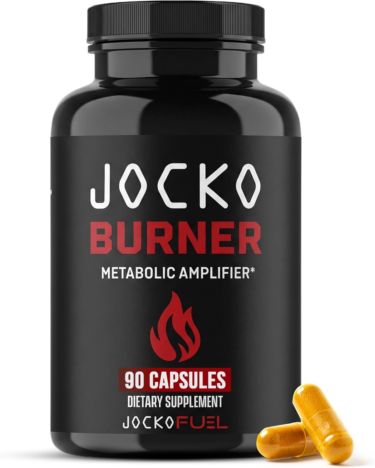 Jocko Fuel Burner for Men & Women - Healthy Weight Support Supplement, Helps Regulate Appetite, & Metabolism Booster - Supports Healthy Metabolism & Increased Thermogenesis 90 Count (30 Day Supply)