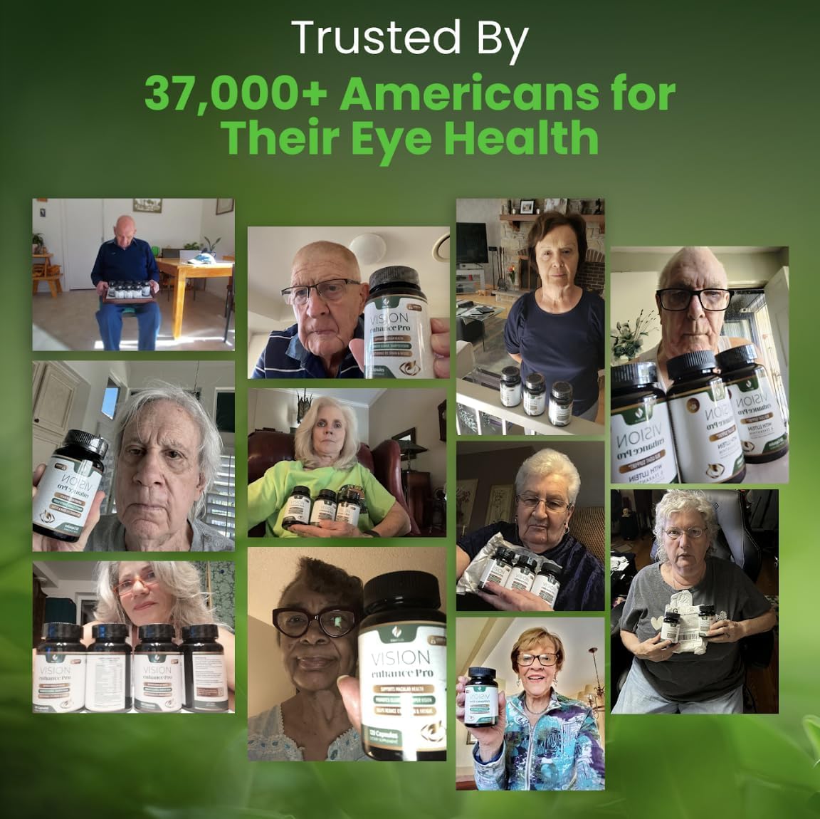 Vision Enhance Pro Eye Wellness Supplement with Lutein, Zeaxanthin & Botanical Extracts | Supports Daily Eye Wellness & Visual Comfort | 60-Day Supply
