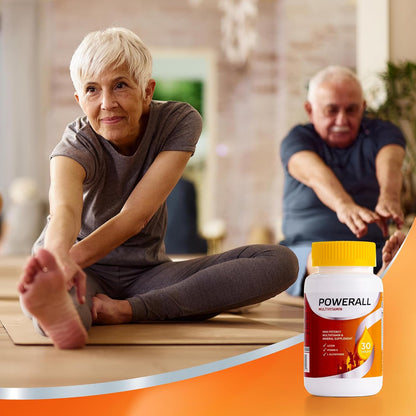 U.S. Health Club PowerAll Adult Multivitamin for Men & Women, 30 Tablets | Adult Multivitamin , Lutein, Vitamin K1, Iron, Zinc, Selenium, Boron, Chromium