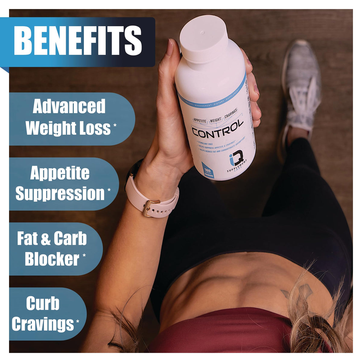 Control-Appetite Suppressant for Weight Loss | Hunger Suppression, Fat & Carb Blocker