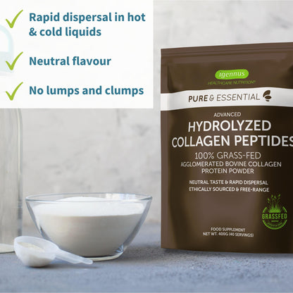 Advanced Hydrolysed Collagen Peptides, 100% Grass Fed & Ethically Sourced