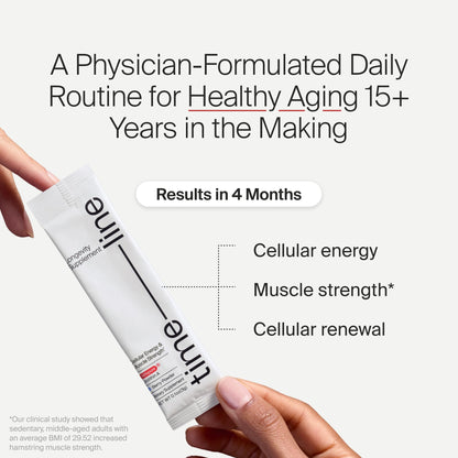 Timeline Mitopure Urolithin A Supplement Powder 500 MG- Clinically Proven Support for Healthy Aging and Cellular Renewal - Mitoceutical for Muscle Support and Longevity