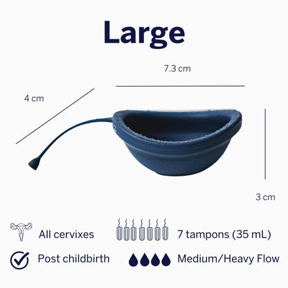 Pixie Soft Menstrual Disc - Ranked 1 for Most Soft Reusable Period Disc - Removable Stem