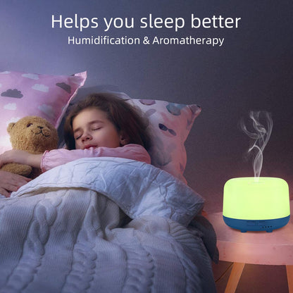 Marchred 300ML Essential Oil Diffuser with Remote Control, 7 LED Color Changing Light