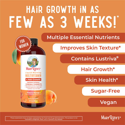 MaryRuth's Multivitamin Multimineral Supplement for Women + Hair Growth Vitamins