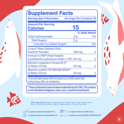FIRST DAY Probiotic for Teens Ages 13-18, 3-in-1 Gummies, 60ct