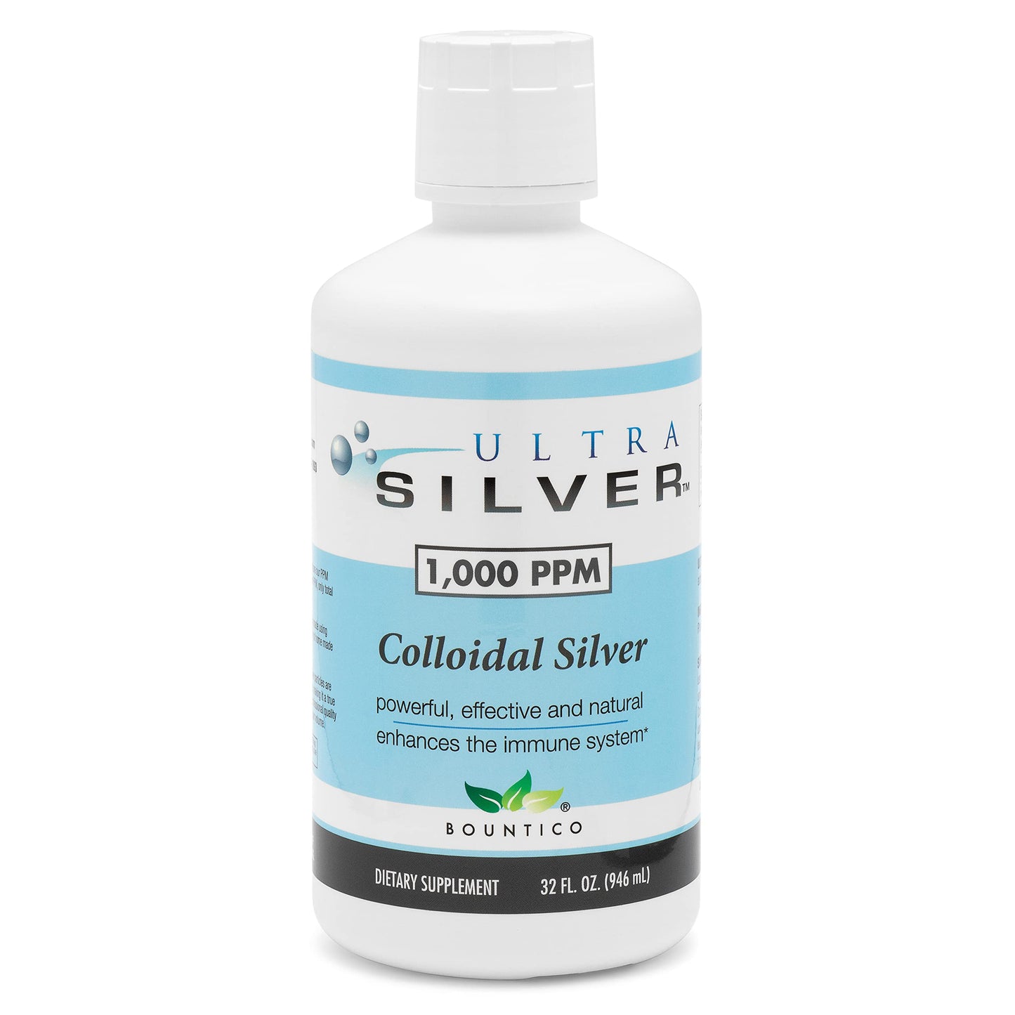 Ultra Silver® Colloidal Silver | 1,000 PPM, 4 Oz (118mL) | Mineral Supplement | True Colloidal Silver - with Dropper