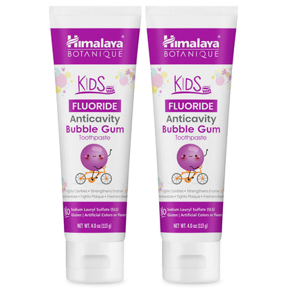 Himalaya Botanique Anticavity Fluoride Toothpaste, Fluoride with Multi-Benefit Support, Fights Cavities, Strengthens Enamel, Promotes Remineralization, Mint Flavor, 4 oz.