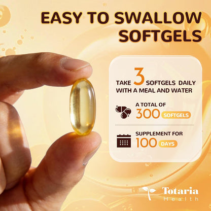 Totaria Liposomal Aged Garlic Extract Capsules - Odorless Aged Garlic with Magnesium,Zinc,Vitamin B,Antioxidant Herbal Blend - Heart & Immune Support - Non-GMO, Gluten Free,300 Softgels