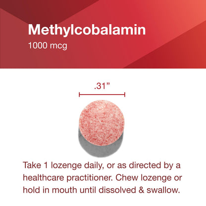 PROTOCOL FOR LIFE BALANCE Methyl B12 5,000 mcg, Brain Health*, 60 Lozenges | Vitamin B12 for Homocysteine Metabolism*, Support Brain Health and Health Nervous System*, Kosher, Halal, and Vegan