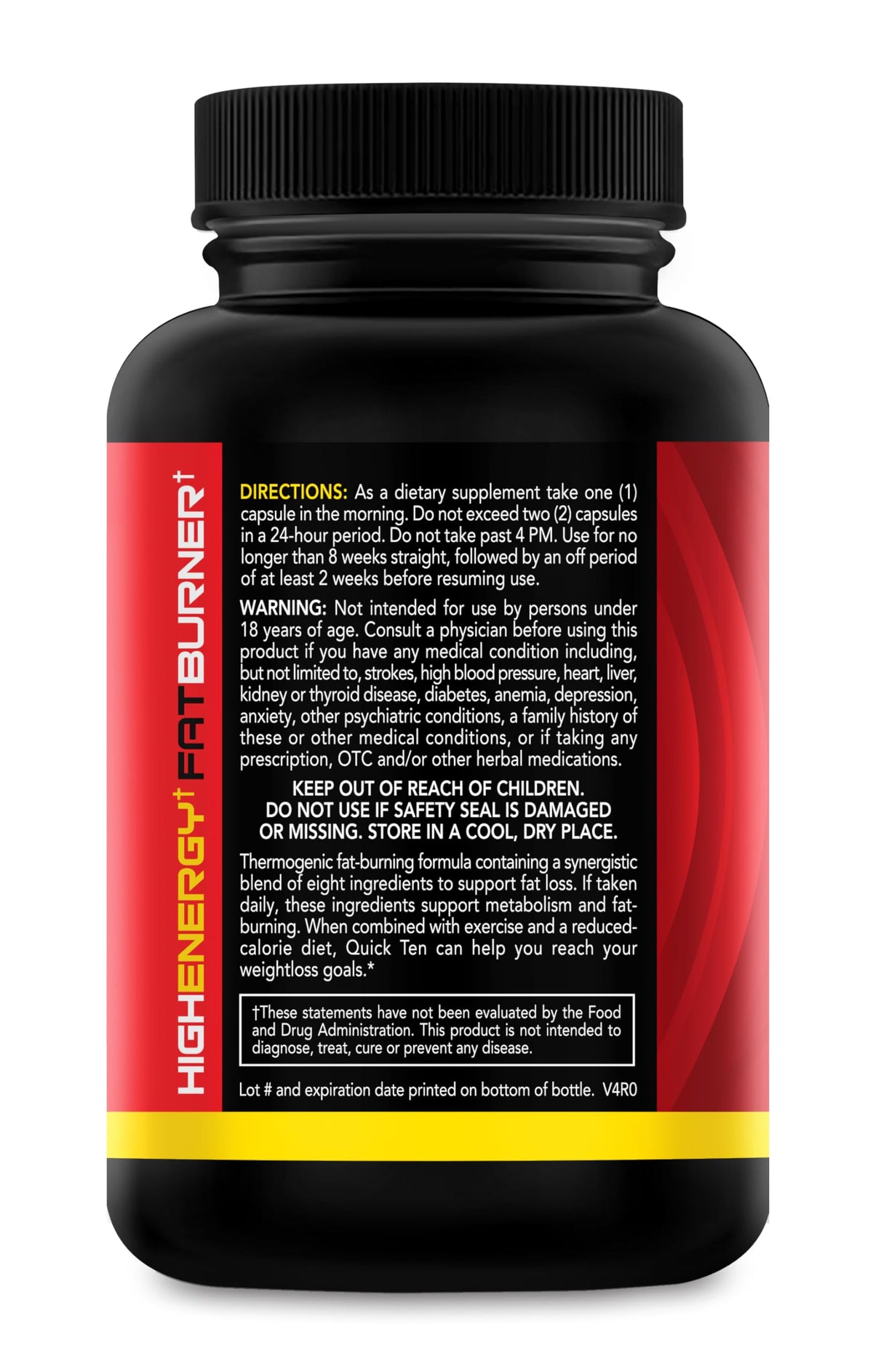 Nutriment Quick Ten - Best Weight Loss Pills - Natural Metabolism Booster
