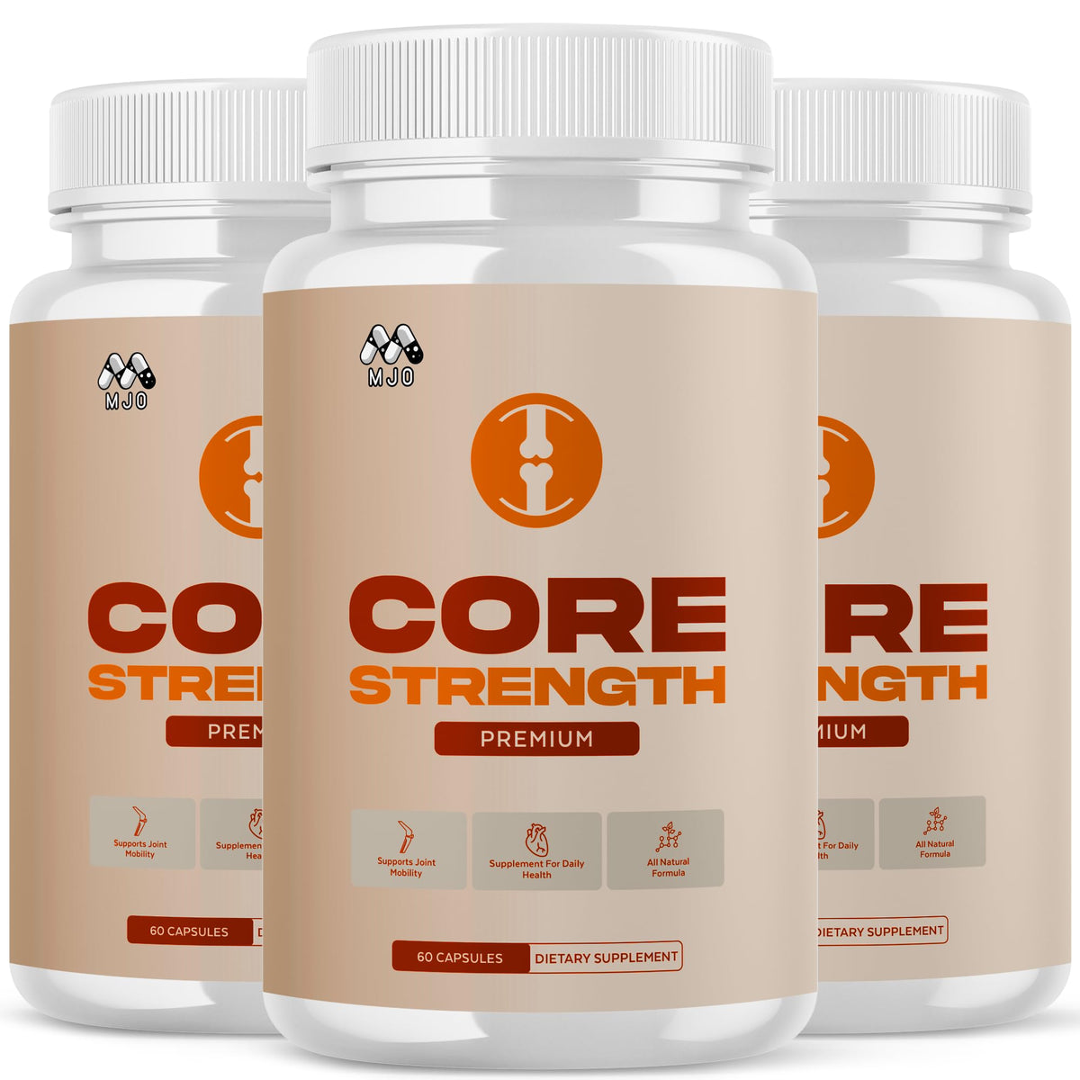 Core Strength Supplement for Joint Support Pills 2-Pack Bundle 120 Capsules
