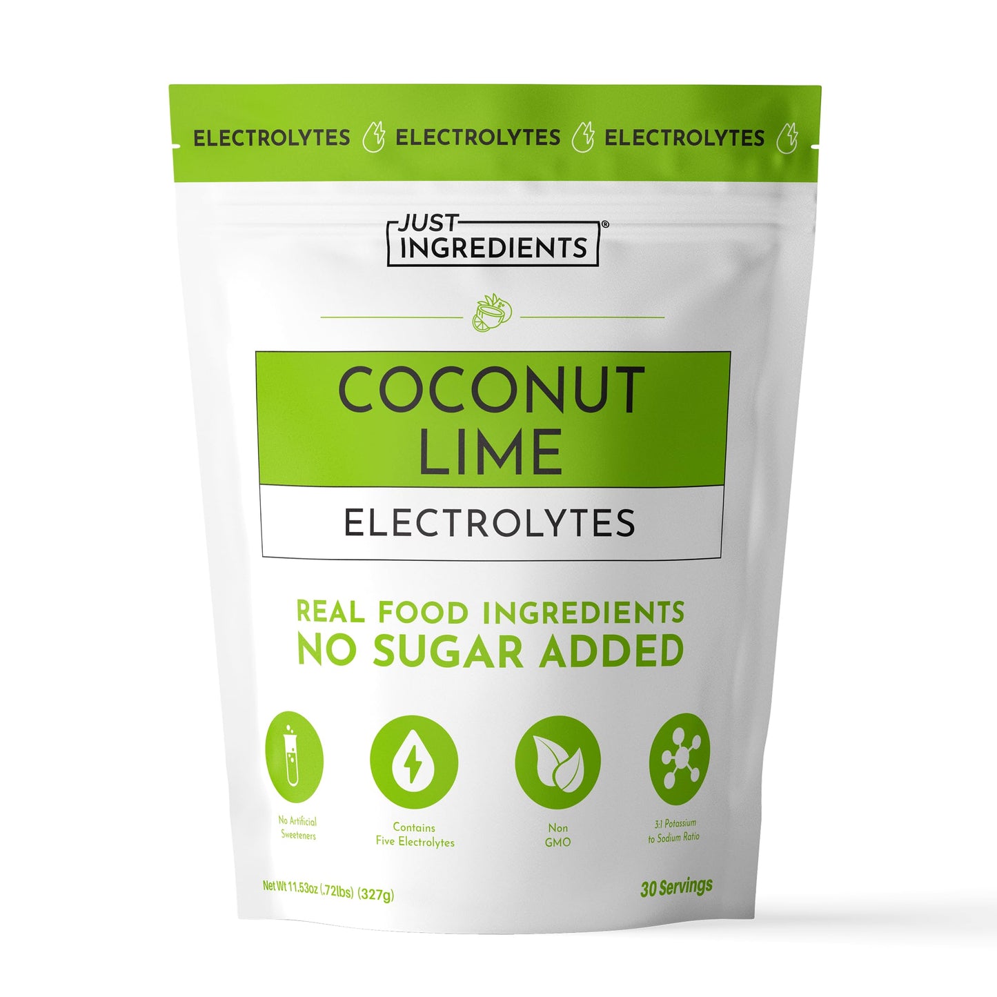 Blue Hawaiian Electrolytes Drink Mix | 30 Servings | Organic Coconut Water, Spirulina & 5 Key Electrolytes