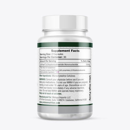 Uthpeak NMNH NAD Supplement 250mg - Recommended Dose for Healthy Aging, a Memory Focus Supplement for Cognitive Function Support (60 Capsules) - Alternative to NR, NAD, Quercetin and Fisetin