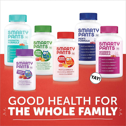 SmartyPants Kids Multivitamin Gummies and Probiotic Immunity Bundle: Omega 3 Fish Oil
