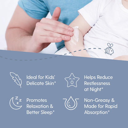 Calming Magnesium Lotion for Kids - High Absorption Formula (8 Fl Oz)