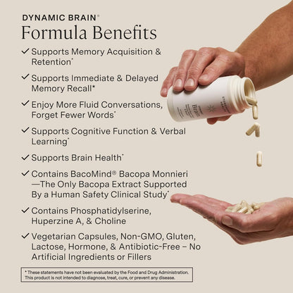Stonehenge Health Dynamic Brain + Dynamic Turmeric Bundle Supports: Memory Acquisition, Retention, & Recall