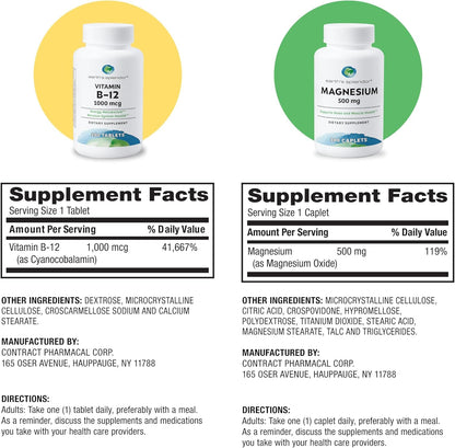Vitamin B12 1000mcg Energy Support 200 Tablets