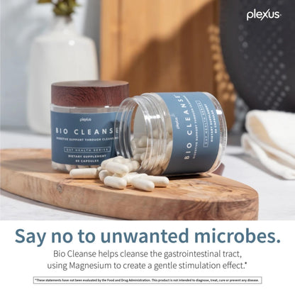 Plexus® Bio Cleanse® 180 ct. | Daily gut health supplement with magnesium to support cleansing, regularity, and vitamin C for immune and antioxidant support