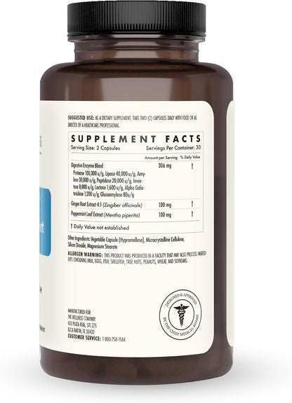 Digestive Comfort – Natural Digestive Enzymes, Bloat & Gas Relief, 60ct
