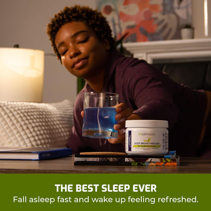 BIOptimizers Sleep Breakthrough Powder – Tropical Dreams & Blueberry Bundle – Natural Sleep Support Supplement – 405g Total