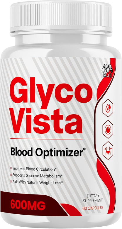 Glyco Vista Capsules, GlycoVista Blood Optimizer Supplement (60 Capsules)