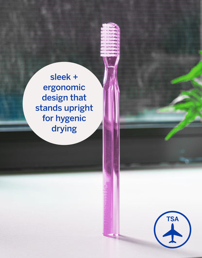 Supersmile New Generation 45° Toothbrush, Clear, Soft Dupont® Bristles
