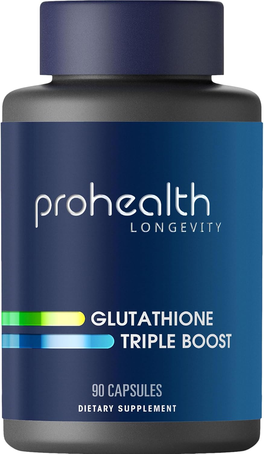 ProHealth Glutathione Triple Boost. Master Antioxidant. Third-Party Triple Lab Tested. 90 Capsules