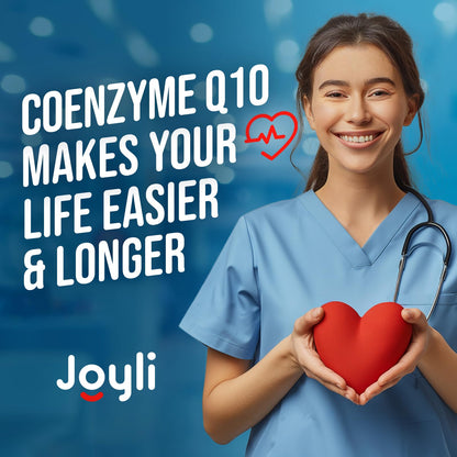 High Absorption CoQ10 500MG - Co Q 10 Supplement 120 Softgels for Heart Health&Energy