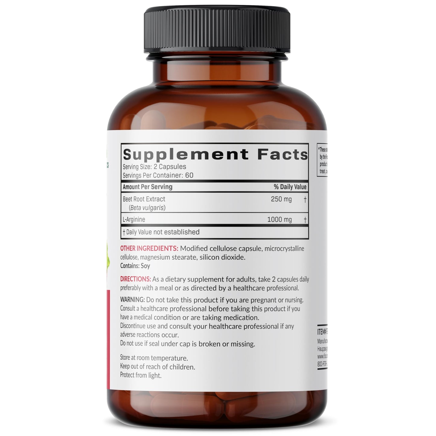 Futurebiotics Beet Root + L-Arginine, Non-GMO, 120 Vegetarian Capsules