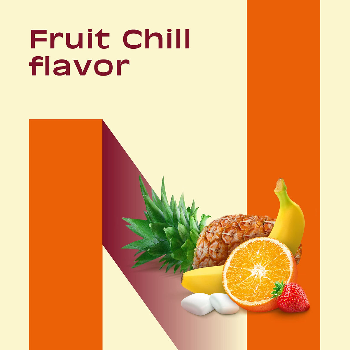 Nicorette 2 mg Nicotine Gum to Help Stop Smoking - Fruit Chill Flavored