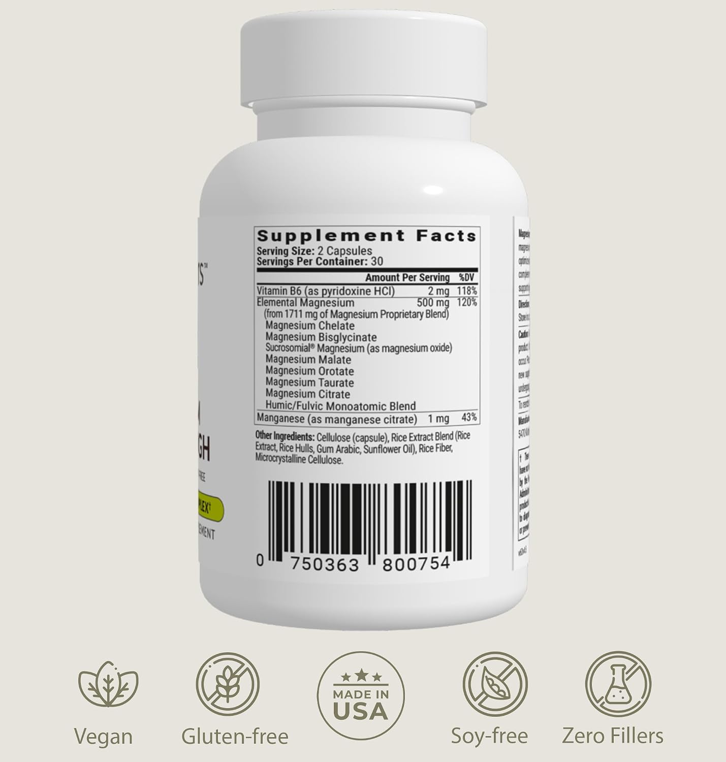 BiOptimizers Magnesium Breakthrough 4.0, (60 Capsules) & MassZymes 4.0, (250 Capsules) - Natural Sleep, Brain, and Digestive Health Support Supplement Bundle