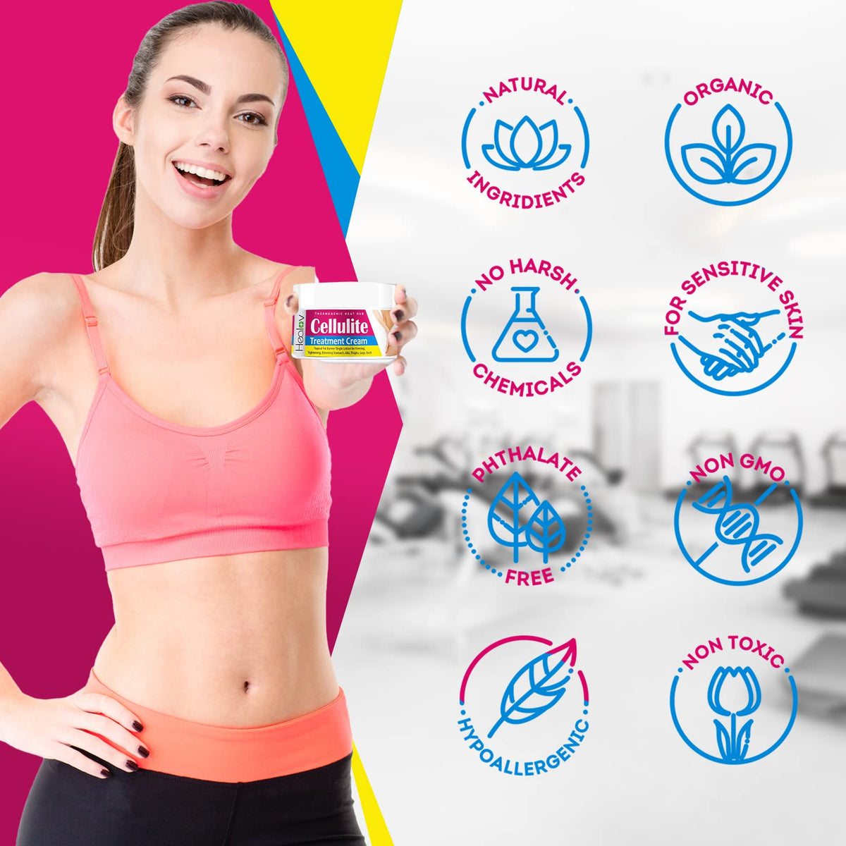 Slimming Hot Cream Fat Burner for Tummy - Skin Tightening Cream for Stomach Fat & Cellulite