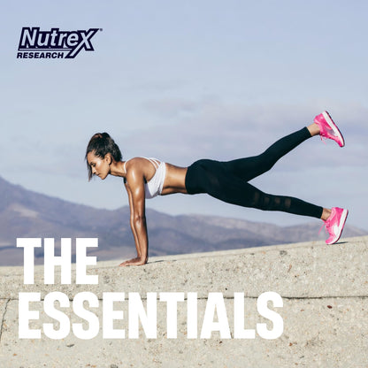 Nutrex Research Essentials Creatine + Hydration Stick Packs, 5g Creatine + Electrolytes, Sugar Free, Gluten Free, Strawberry Watermelon, 15 On-The-Go Stick Packs